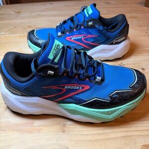 Brooks Caldera 6 Mens Trail Running Shoes Blue Red Black 1104151D476 Size 10
